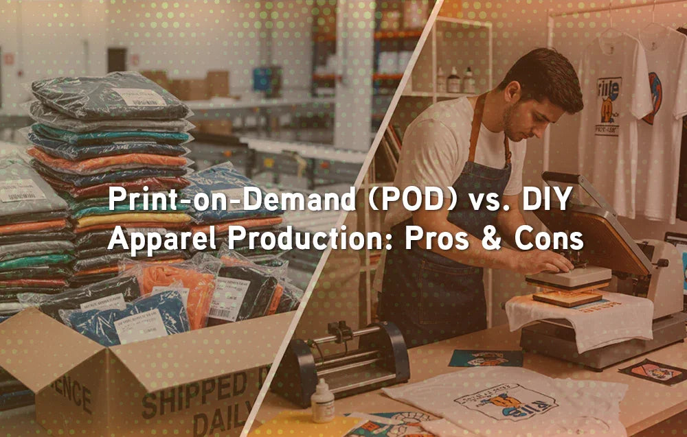 Print-on-Demand (POD) vs. DIY Apparel Production: Pros & Cons