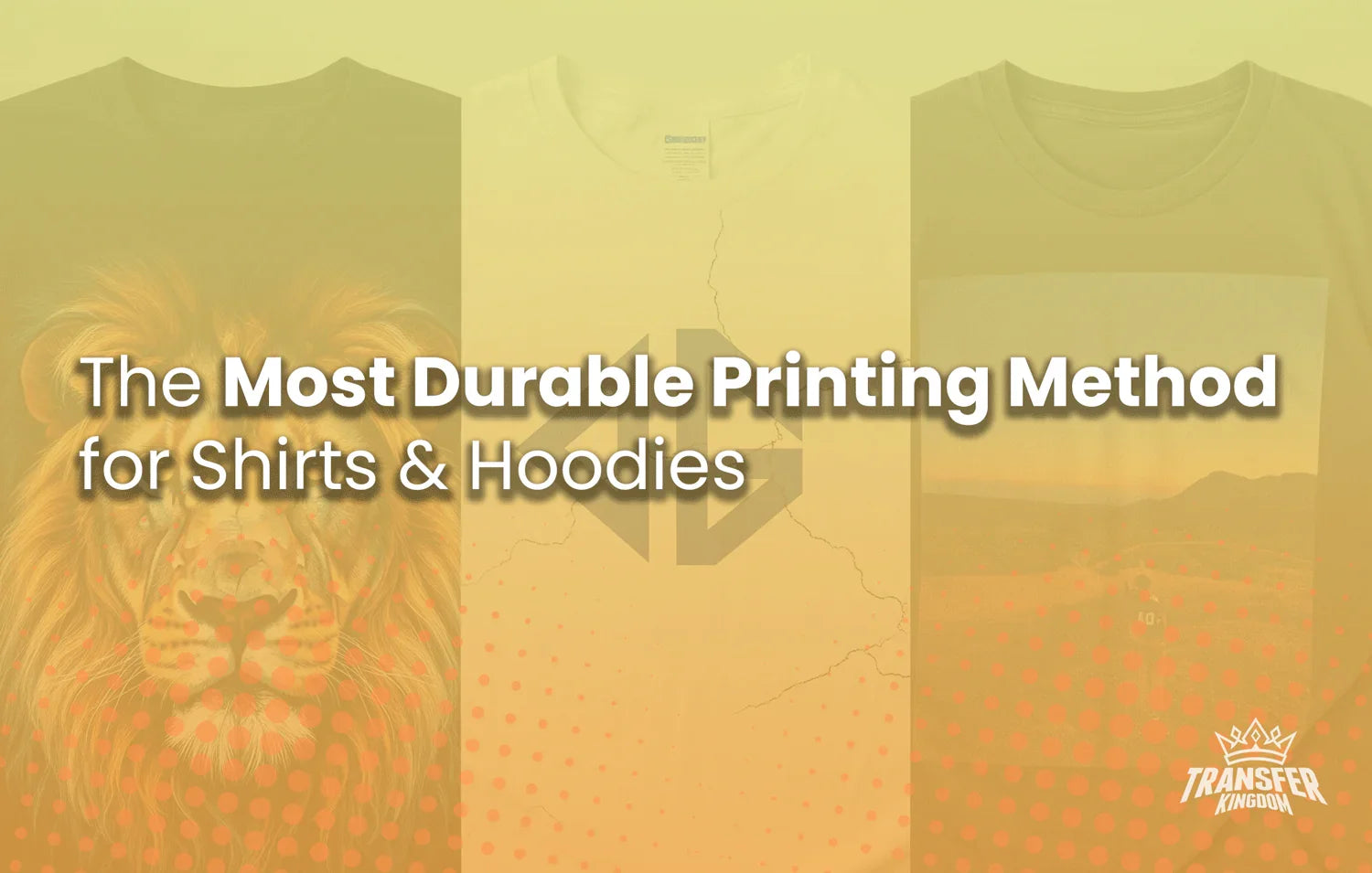 Assortment of shirts with various type of transfers on them