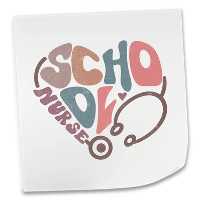 School Nurse DTF Transfers