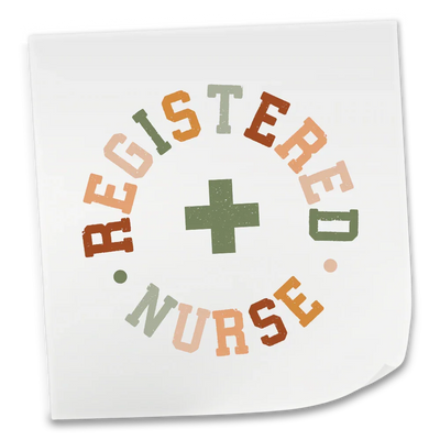 Registered Nurse DTF Transfers