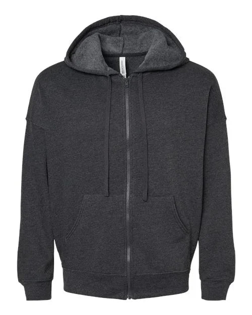 Unisex Sponge Fleece DTM Full-Zip Hoodie Sweatshirt