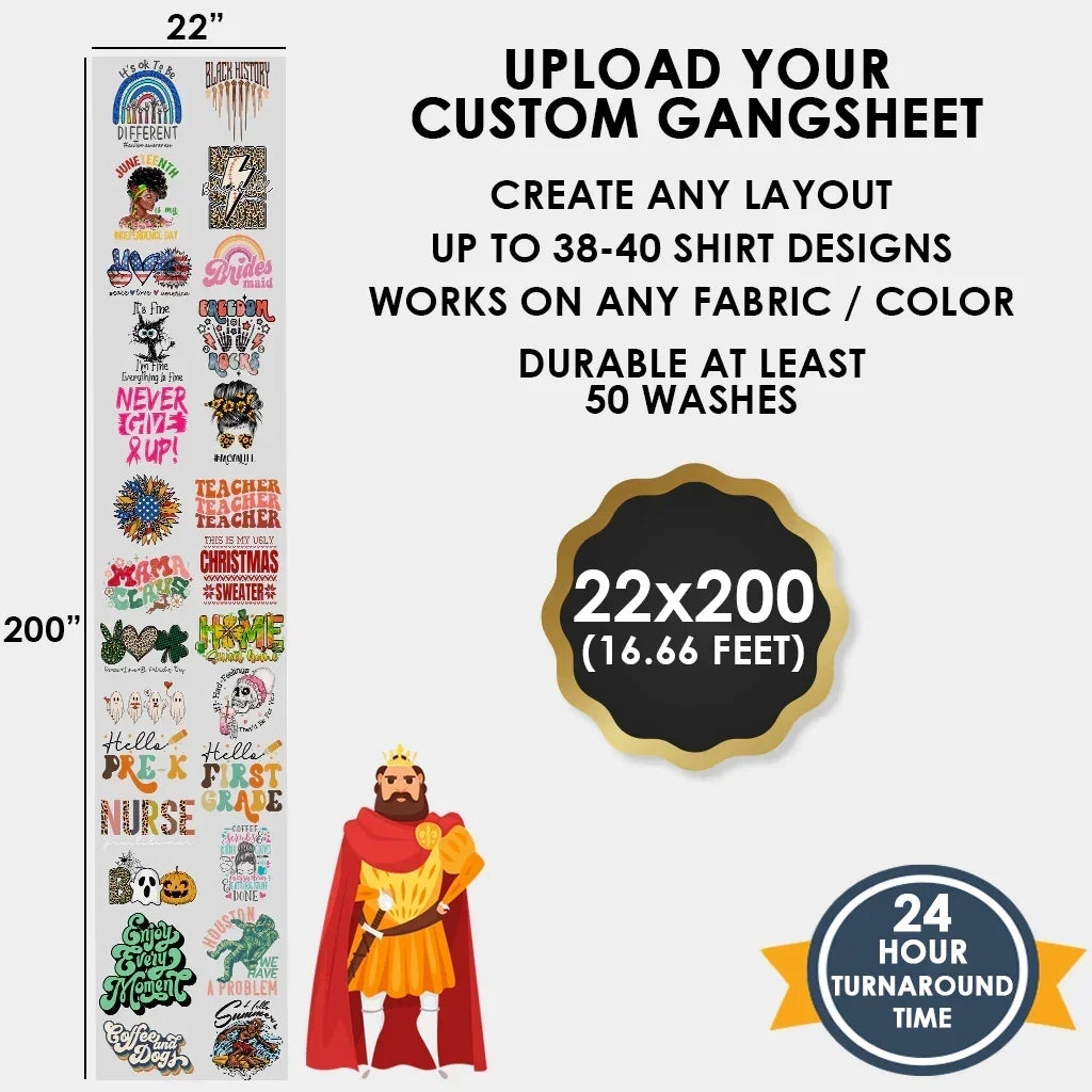 Upload GANG SHEET ! - Transfer Kingdom