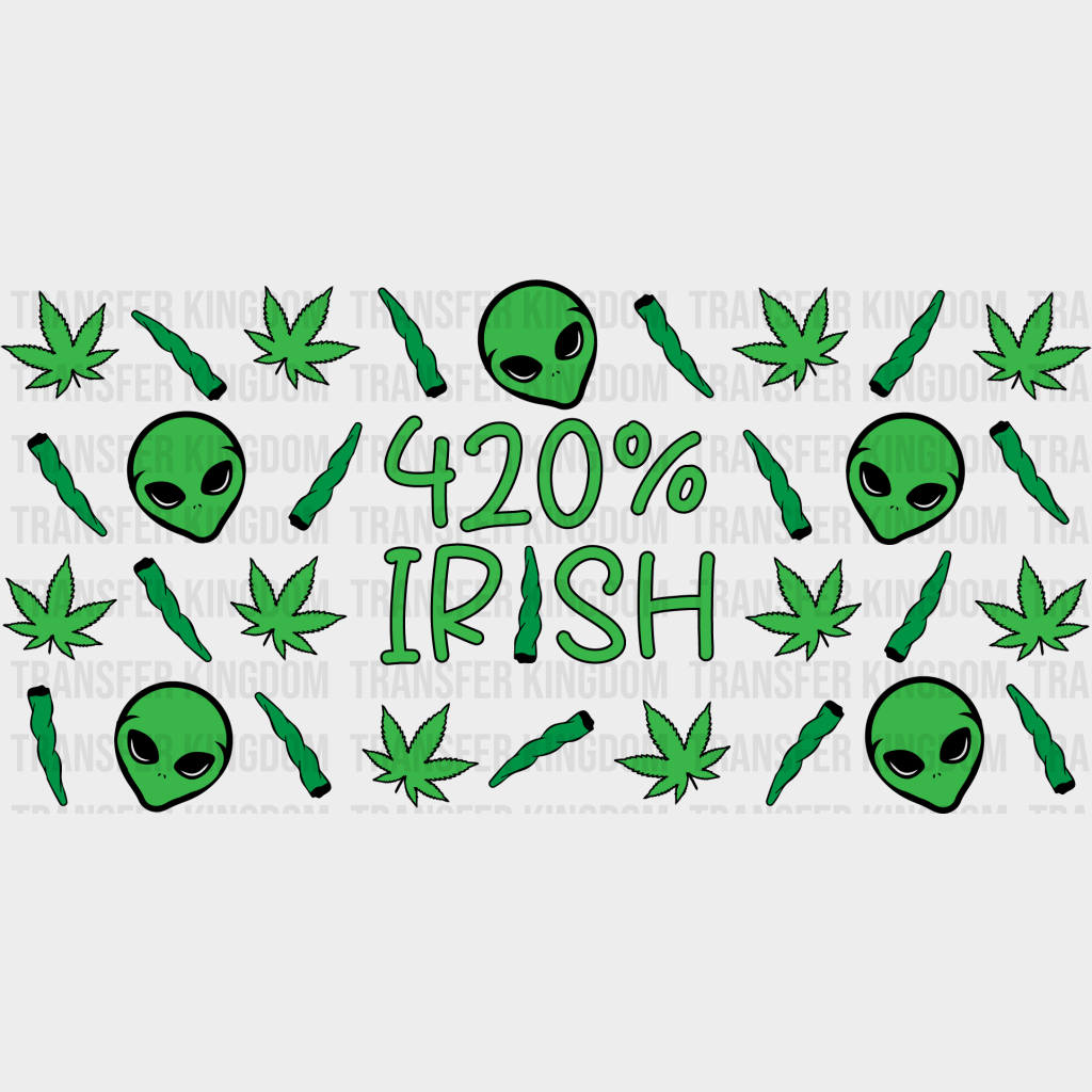 420% Irish Uv Dtf Transfer Cup Wrap Sticker