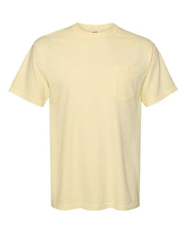 Unisex Garment-Dyed Heavyweight Pocket T-Shirt - XL
