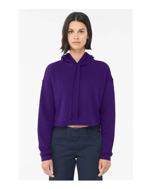Women's Crop Fleece Hoodie Sweatshirt