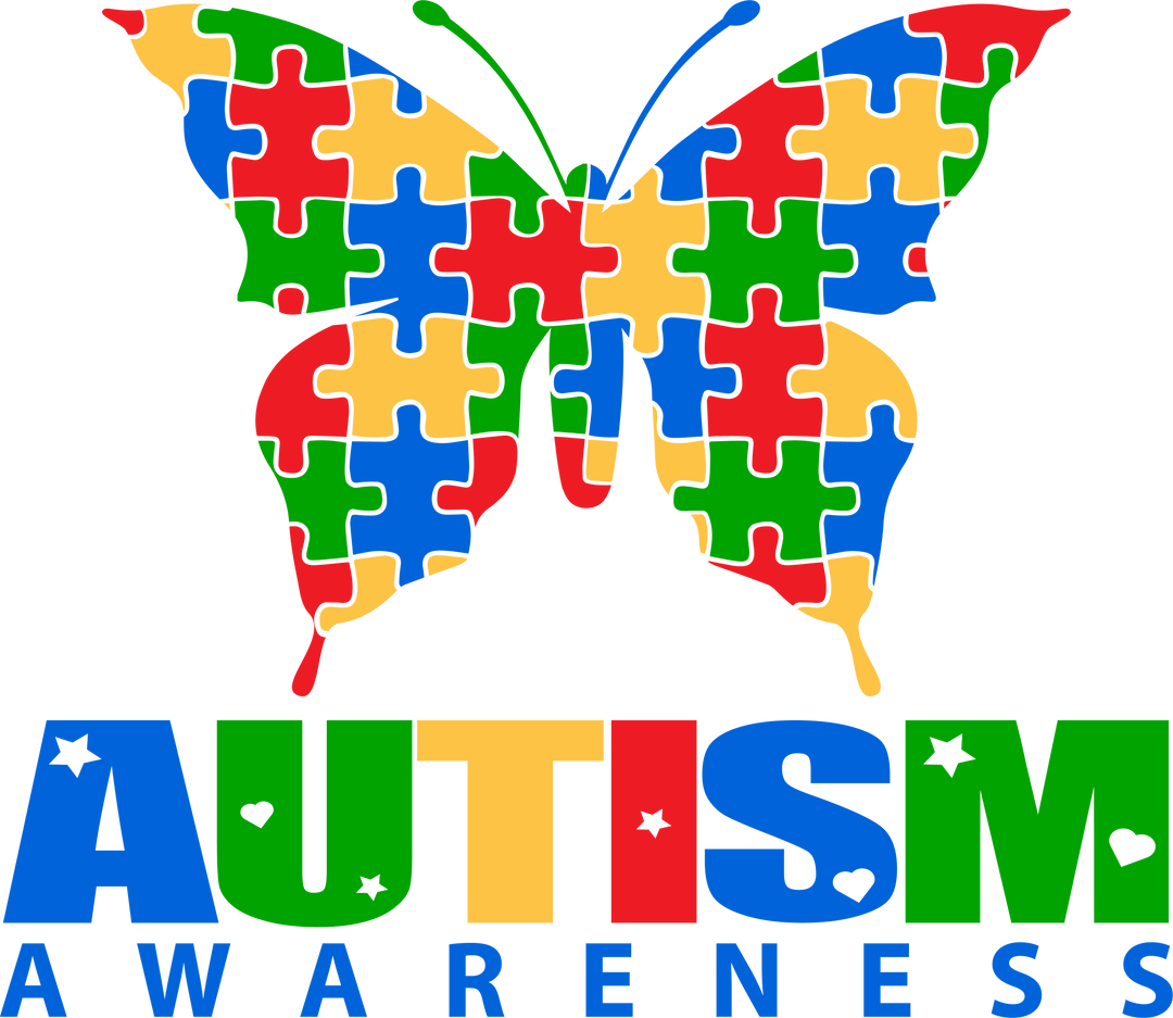 Autism Awareness Butterfly Design - Transfer Kingdom