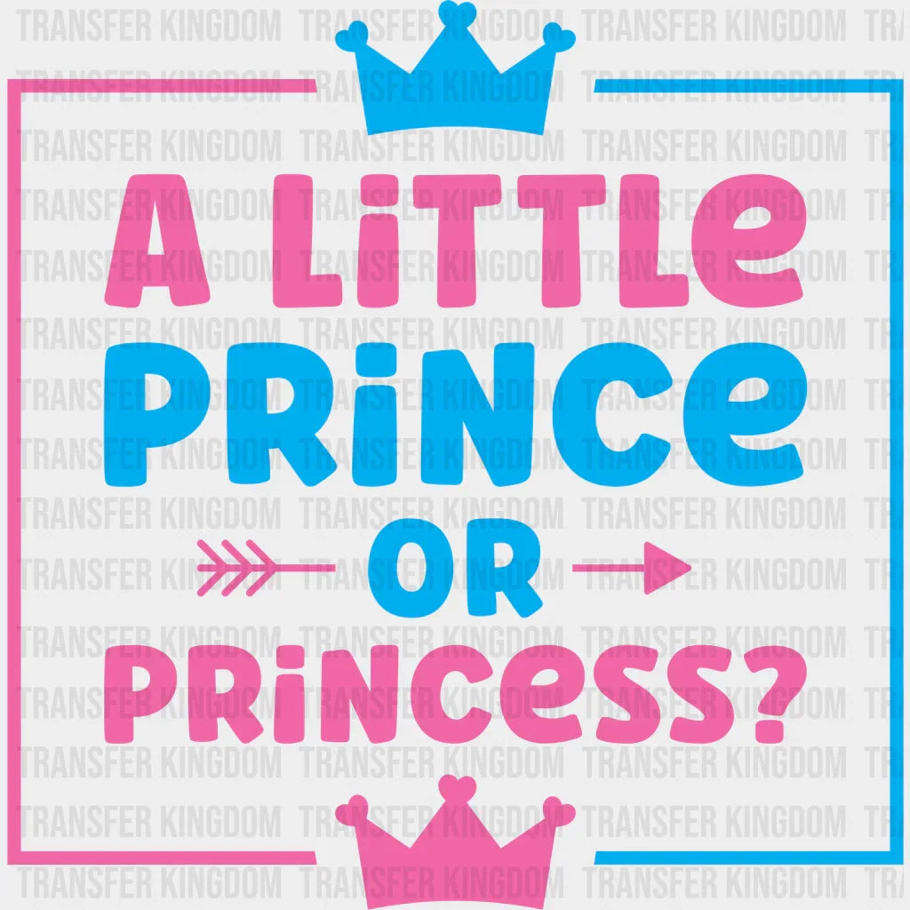 A Little Prince Or Princess - Gender Reveal Dtf Transfer
