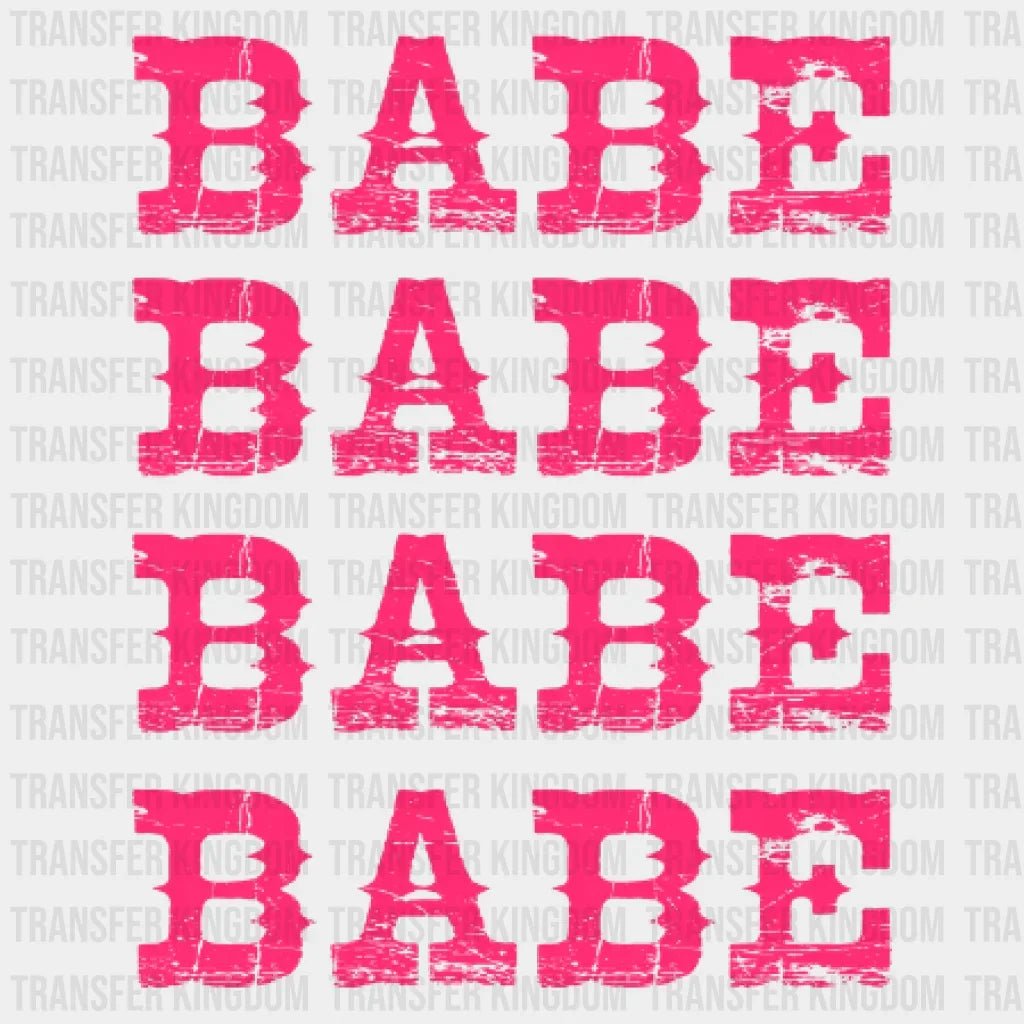 Babe Design - Western Bridal Bachelorette Dtf Heat Transfer