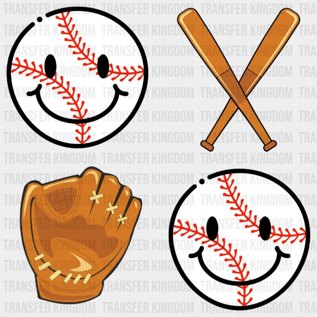 Baseball Glove Dtf Transfer
