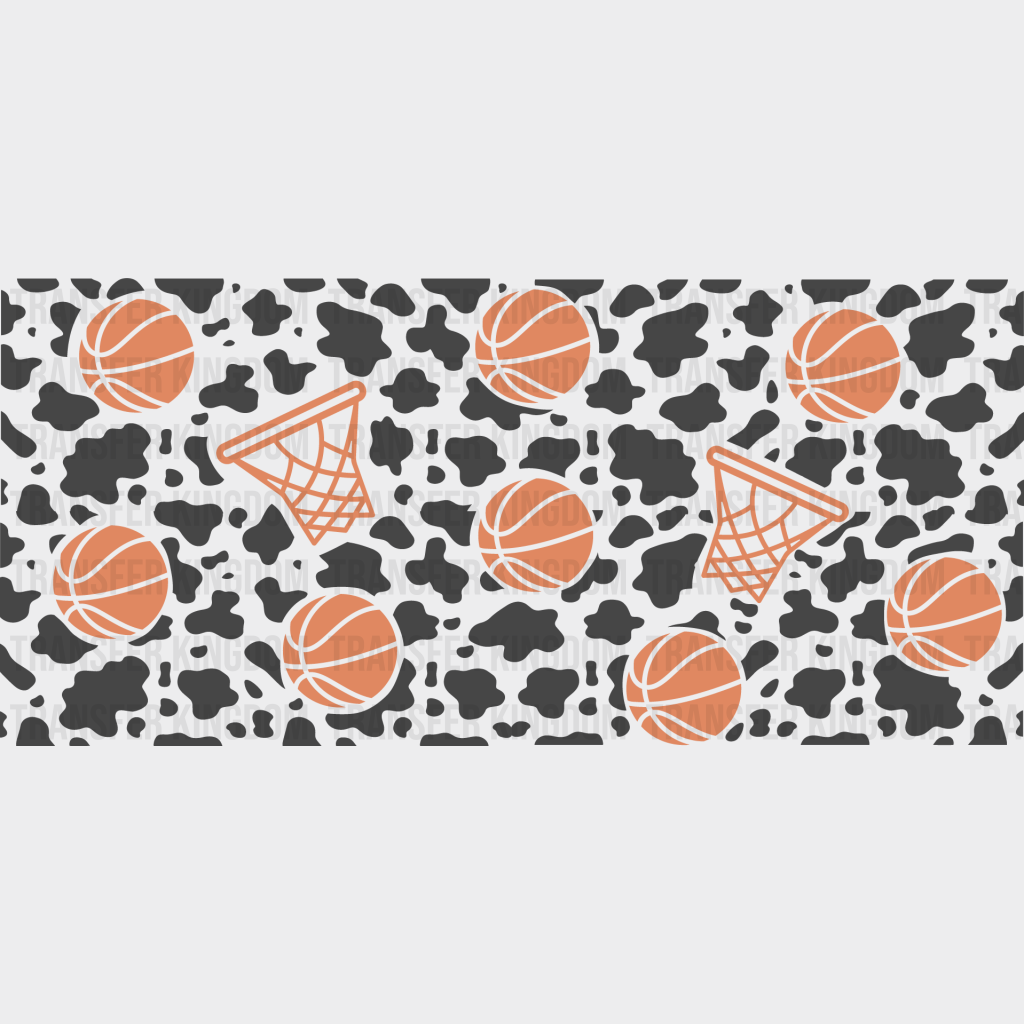 Basketball Uv Dtf Transfer Cup Wrap Sticker