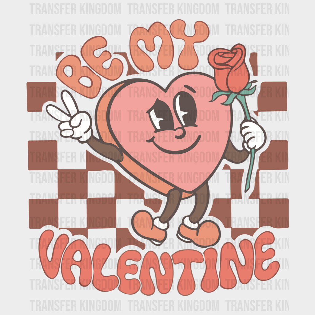 Be Mine Valentine Valentines Day Design - Dtf Heat Transfer