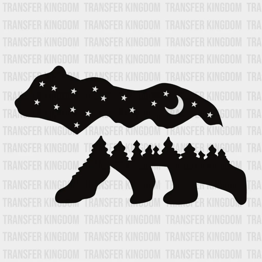 Bear And Nature Design - Dtf Heat Transfer