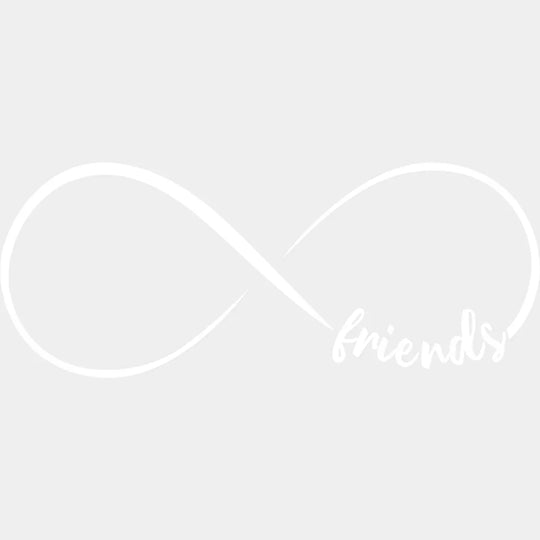 Best Friends Infinity Symbol Design- Dtf Heat Transfer Unisex - S & M ( 10 ) / Part Light Color