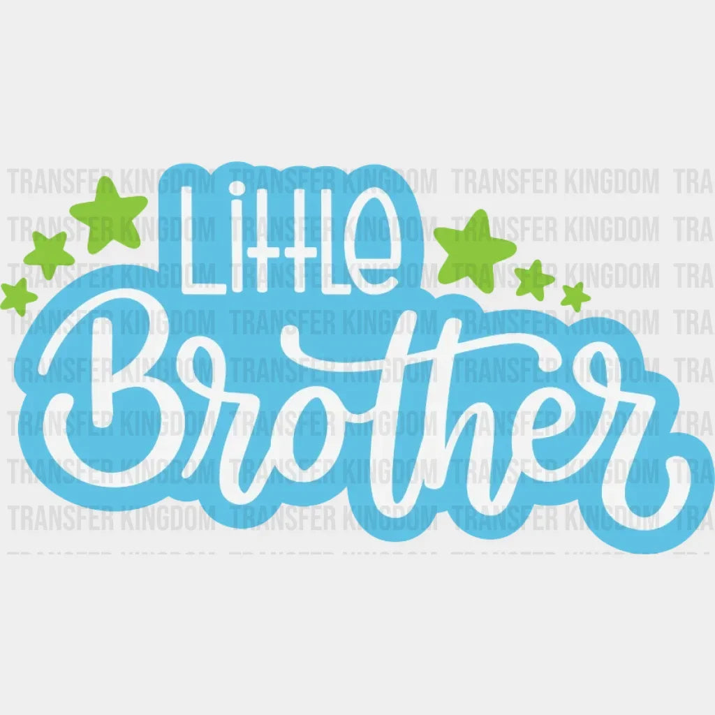 Big Brother - Little Birthday Brotherhood Sibling Design Dtf Heat Transfer