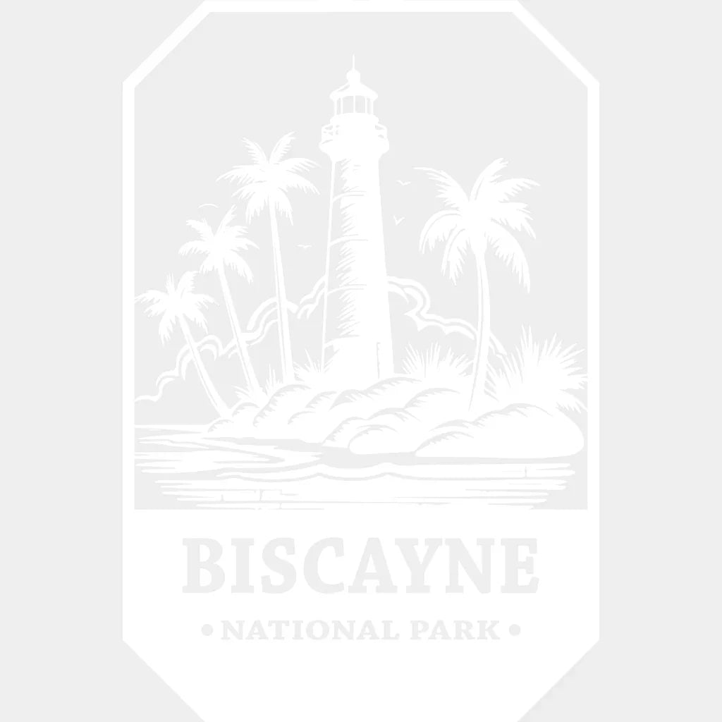 Biscayne National Park Design - Parks Dtf Transfers Unisex S & M (10’) / Light Color See Imaging