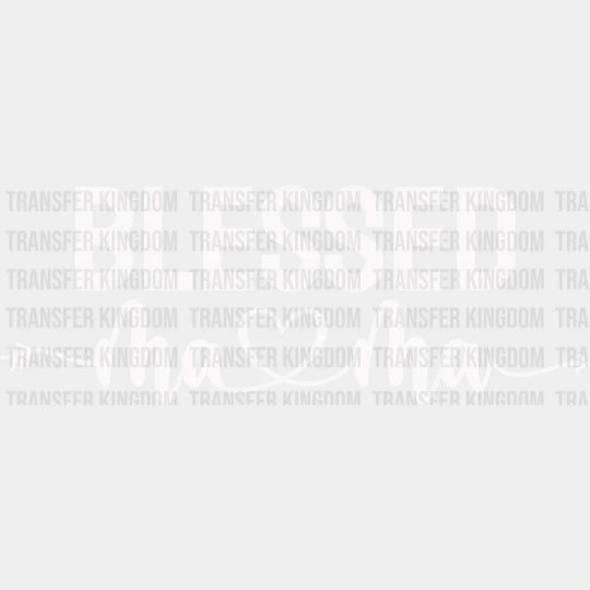 Blessed Mama - Mothers Day Funny Mom Pregnancy Announcement Design Dtf Heat Transfer Unisex S & M