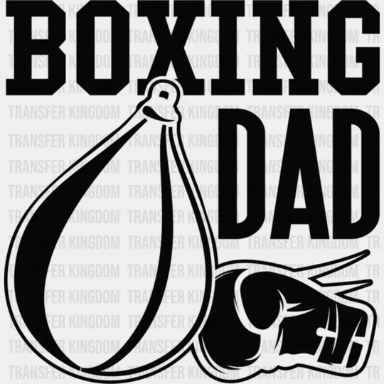 Boxing Dad - Dtf Heat Transfer Unisex S & M (10’’) / Dark Color Design (See Imaging)