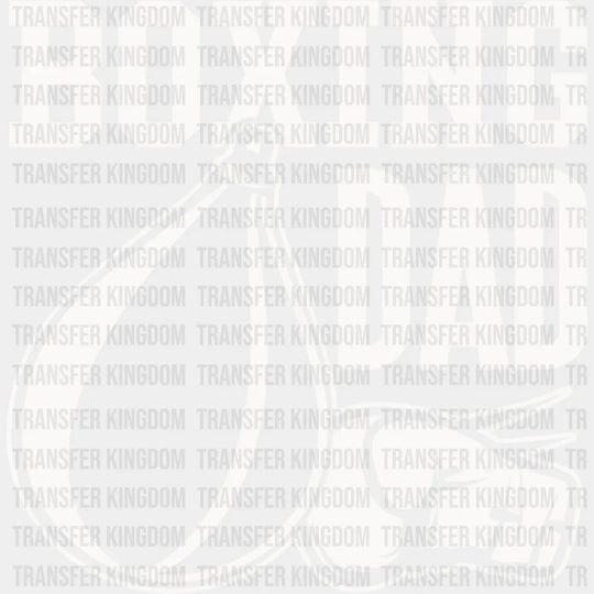 Boxing Dad - Dtf Heat Transfer Unisex S & M (10’’) / Light Color Design (See Imaging)