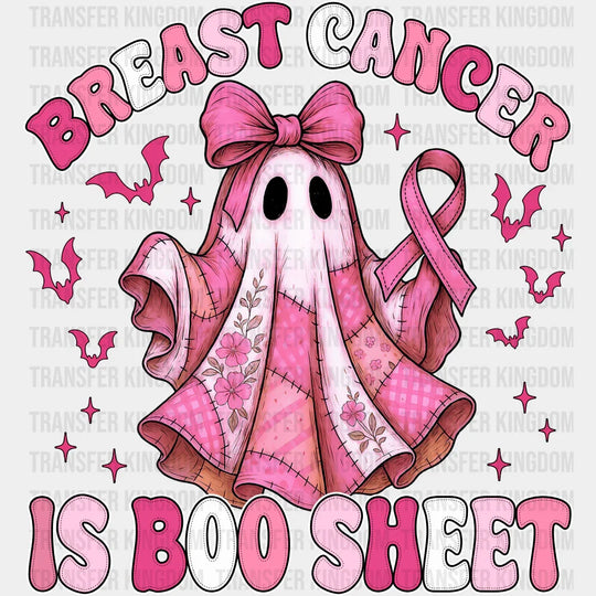Breast Cancer Is Boo Sheet Breast Cancer Awareness DTF Transfer