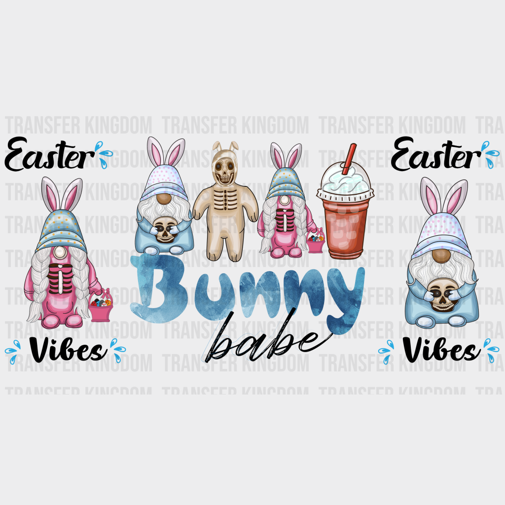 Bunny Babe Easter UV DTF Transfer Cup Wrap UV DTF Sticker - Transfer Kingdom