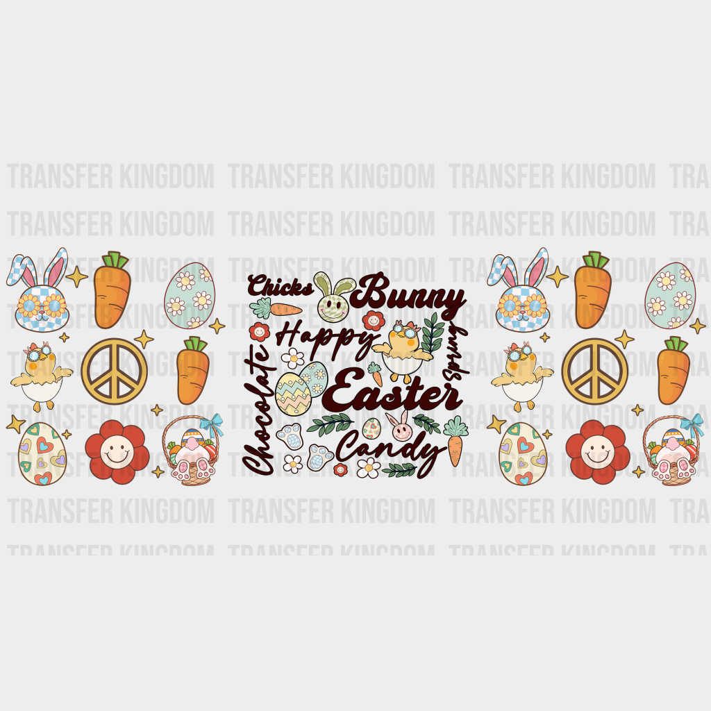 Bunny Easter Candy UV DTF Transfer Cup Wrap UV DTF Sticker - Transfer Kingdom