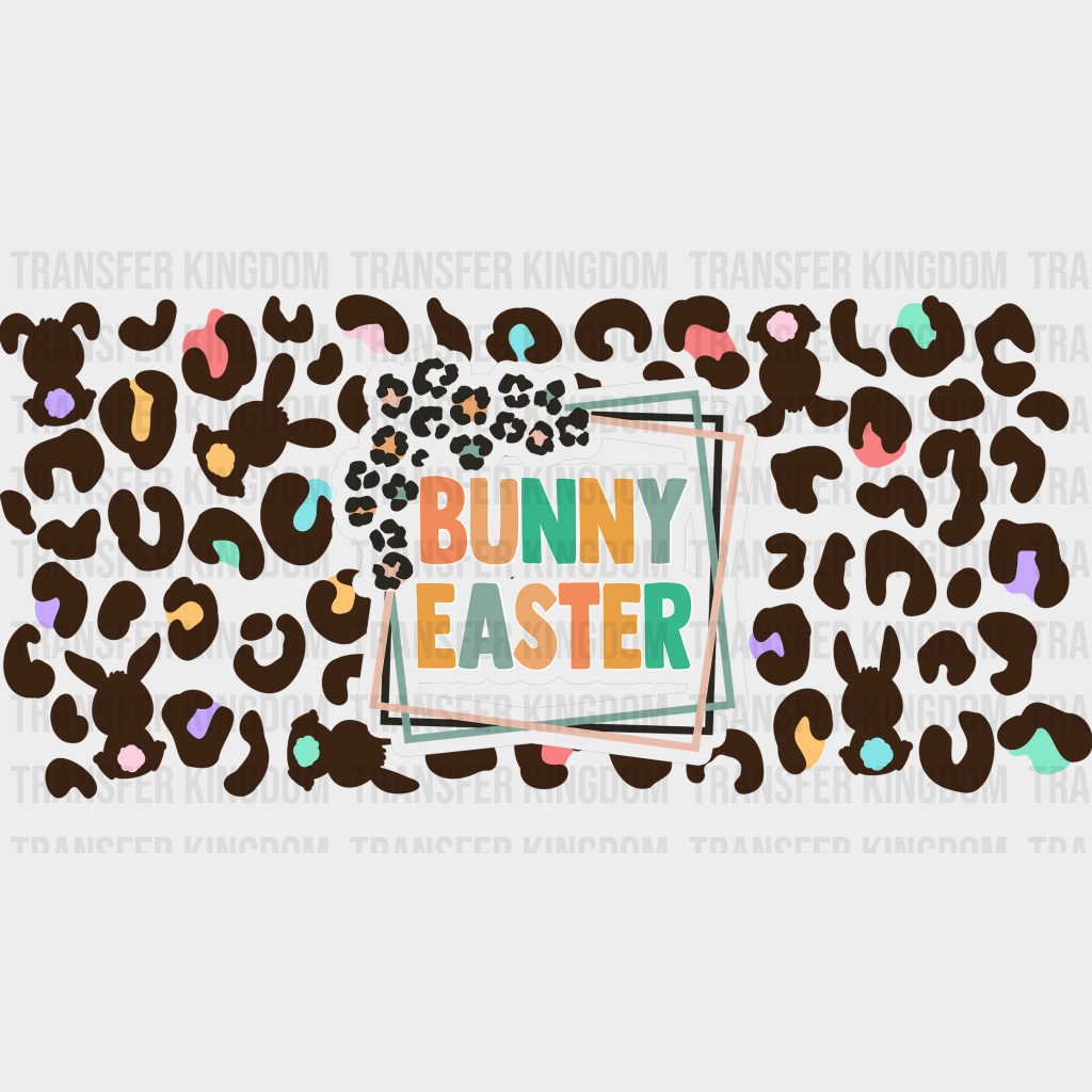 Bunny Easter UV DTF Transfer Cup Wrap UV DTF Sticker - Transfer Kingdom