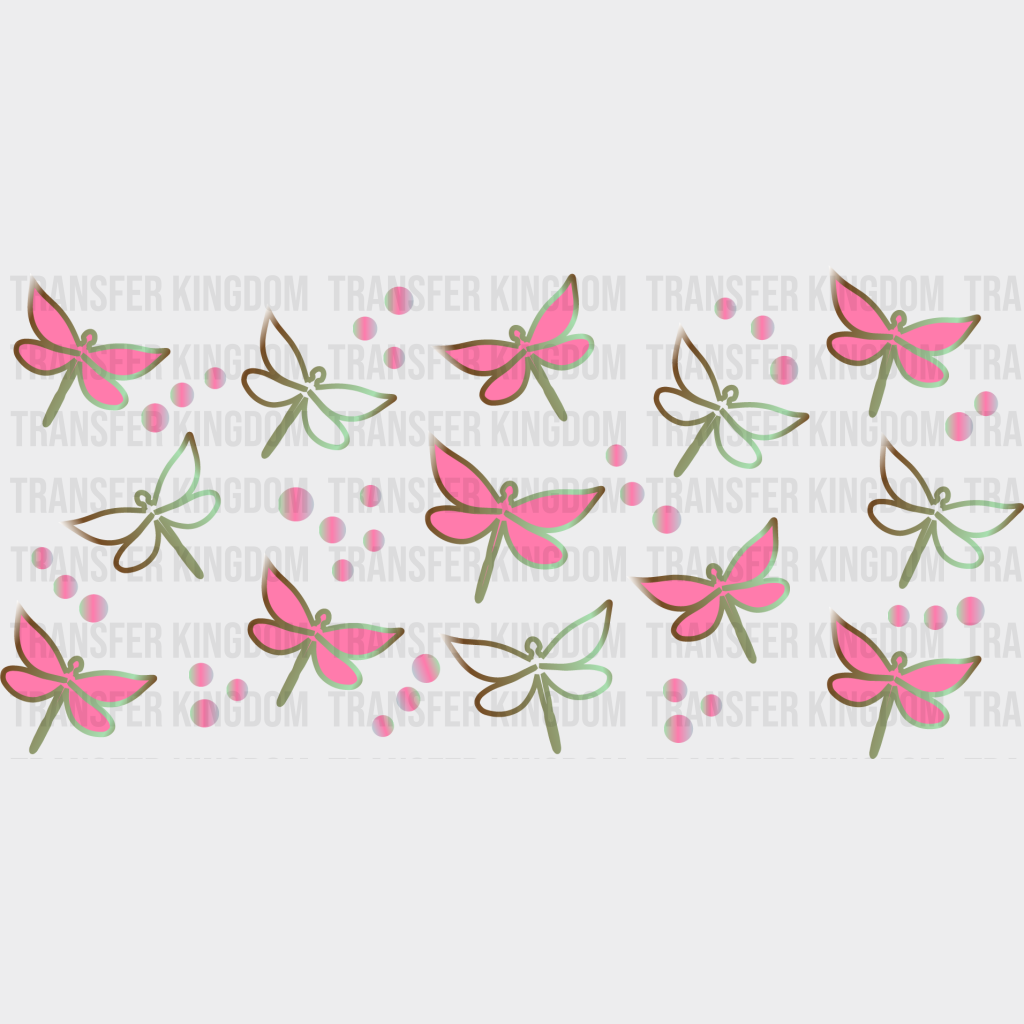 Butterflies Uv Dtf Transfer Cup Wrap Sticker