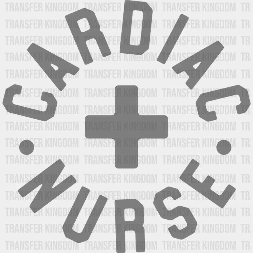 Cardiac + Nurse - Cardiactic Dtf Heat Transfer