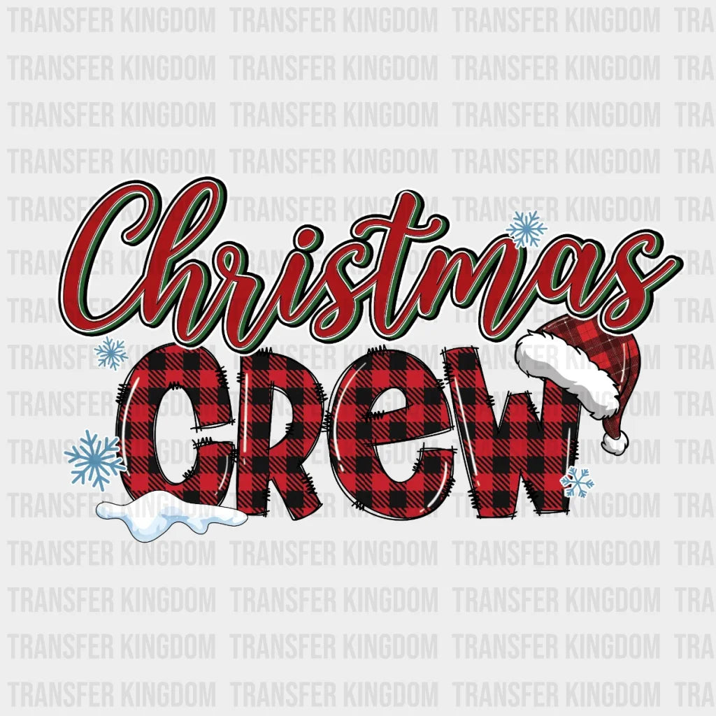 Christmas Crew Design Family Matching - Dtf Heat Transfer