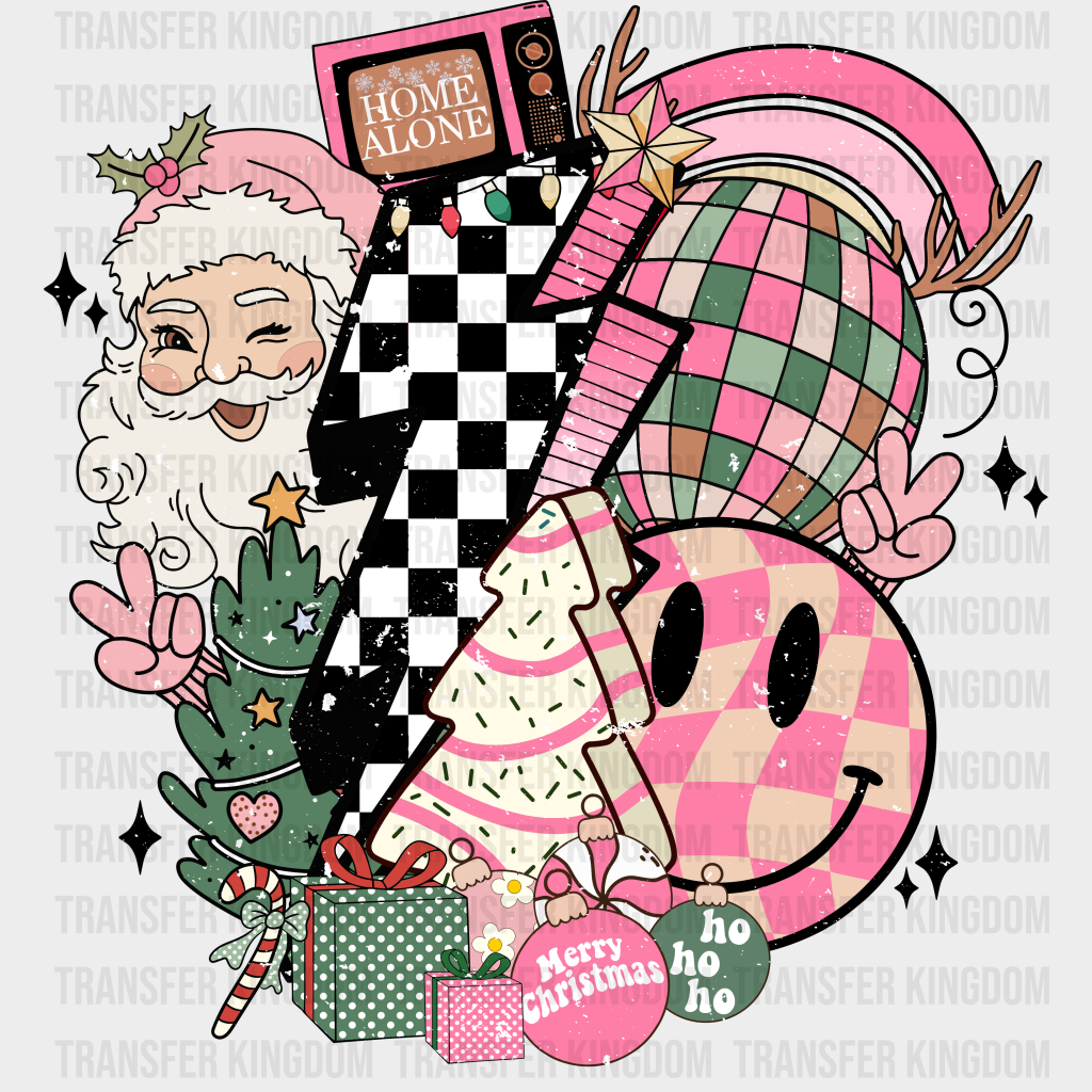 Christmas Santa Design - Dtf Heat Transfer