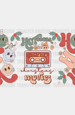 Cocoa And Movies - Christmas Cup Wrap Uv Sticker Permanent Dtf Decal