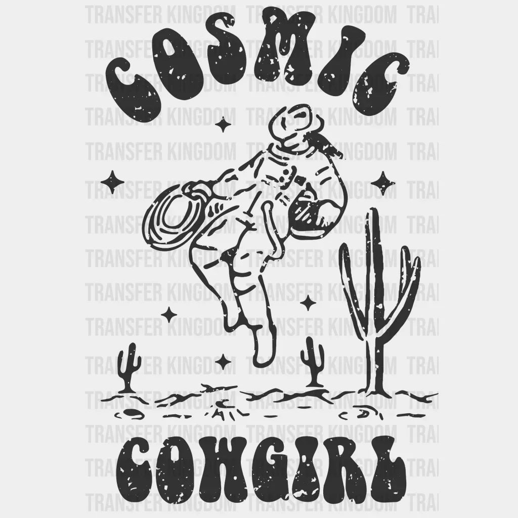 Cosmic Cowgirl Design - Dtf Heat Transfer