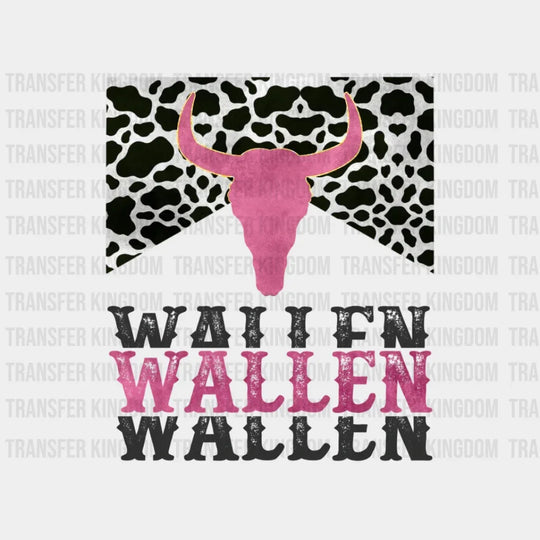 Cow Skull Wallen Design - Dtf Heat Transfer