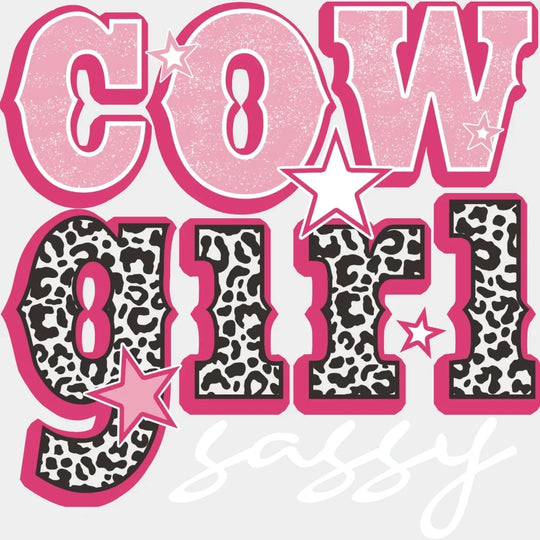 Cowgirl Sassy Design - Dtf Heat Transfer