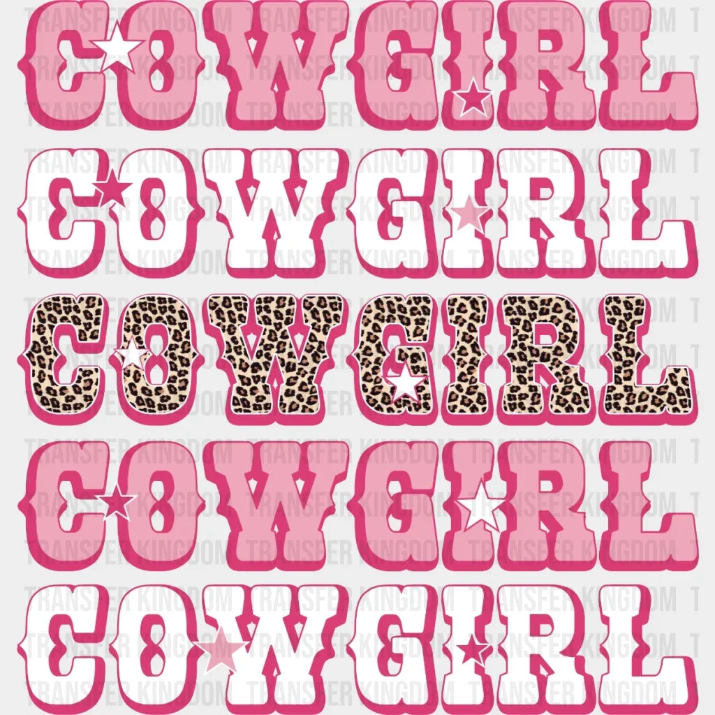 Cowgirl Western Design - Dtf Heat Transfer