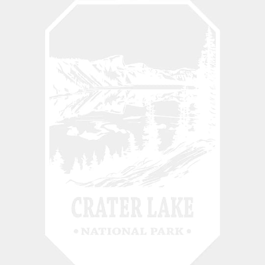 Crater Lake National Park Design - Parks Dtf Transfers Unisex S & M (10’) / Light Color See Imaging