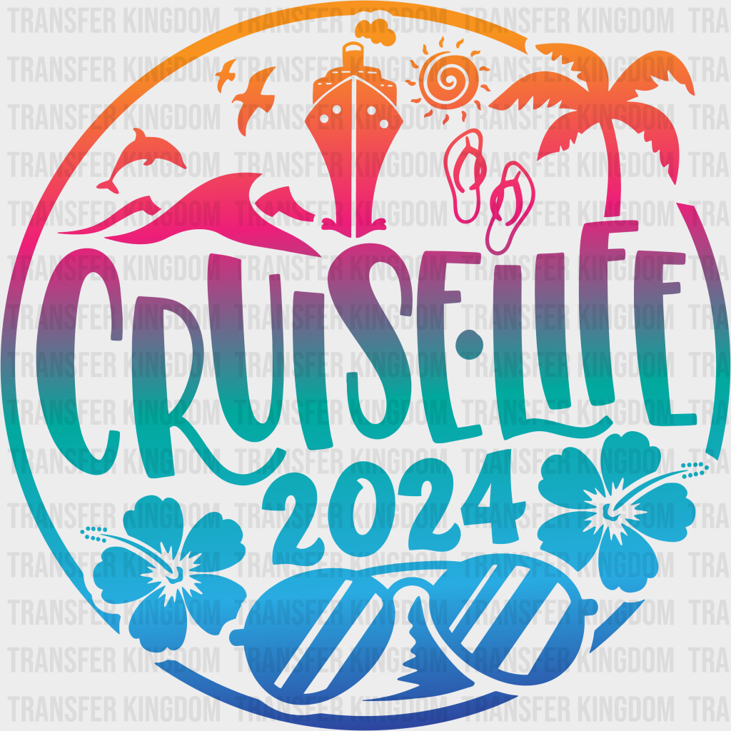Cruise Life Family Trip Dtf Transfer