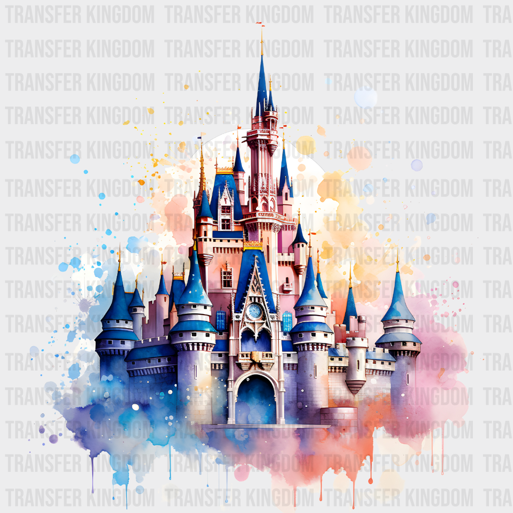Disney Castle Design - Dtf Heat Transfer