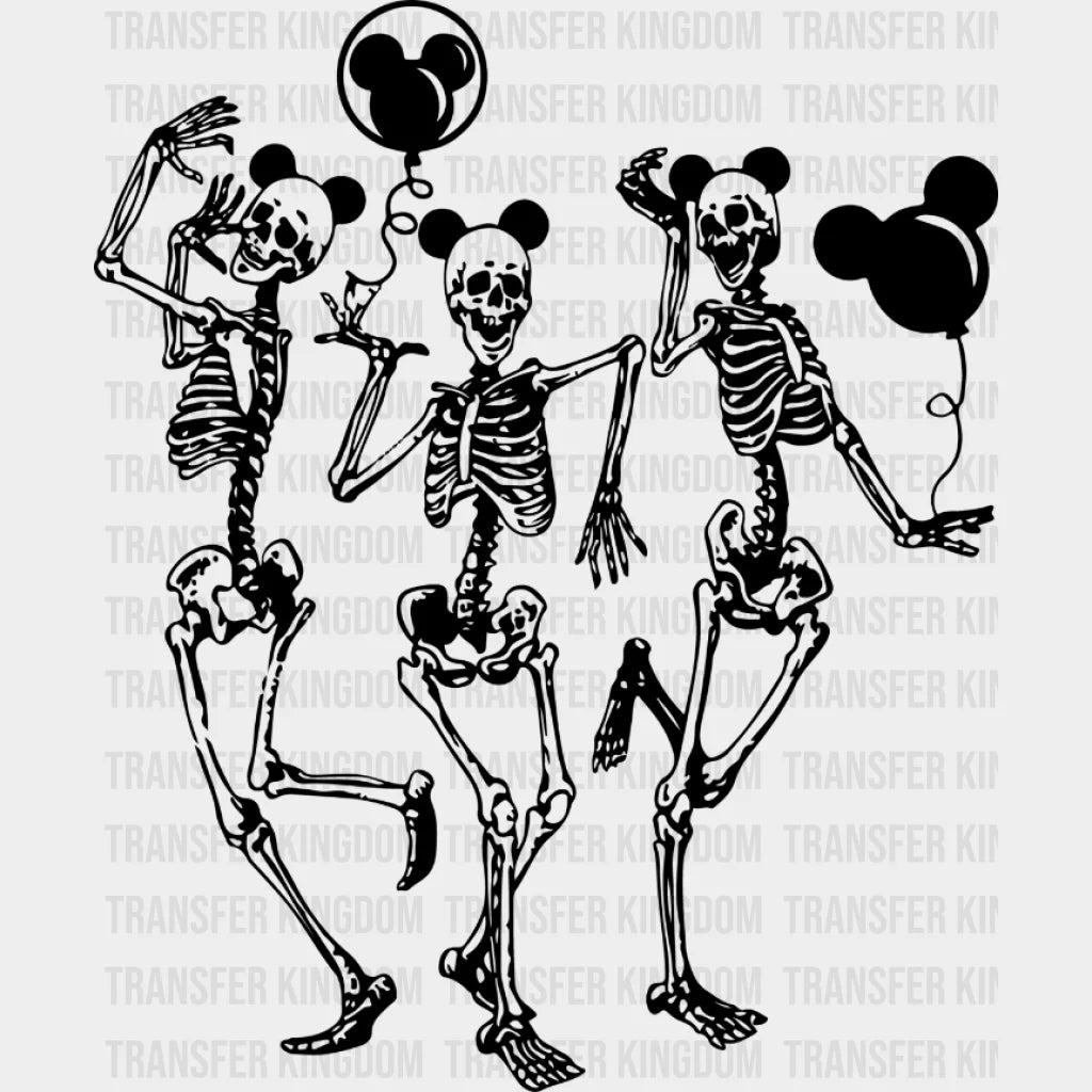 Disney Skeletons Design - Dtf Heat Transfer