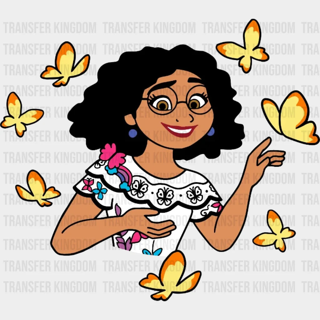 Encanto Mirabel Madrigal Butterfly Design - Dtf Heat Transfer