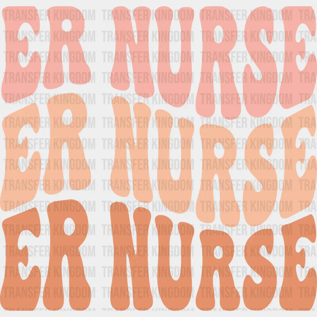 Er Nurse Design - Dtf Heat Transfer