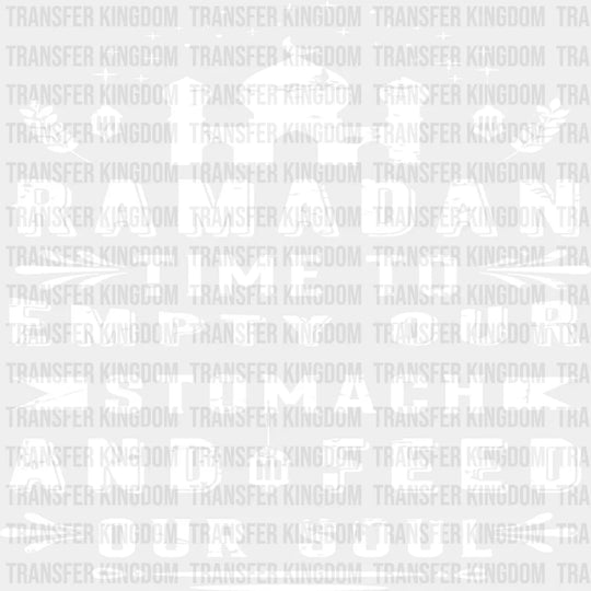 Feed Our Soul - Muslim Dtf Transfer Unisex S & M (10’’) / Light Color Design See Imaging