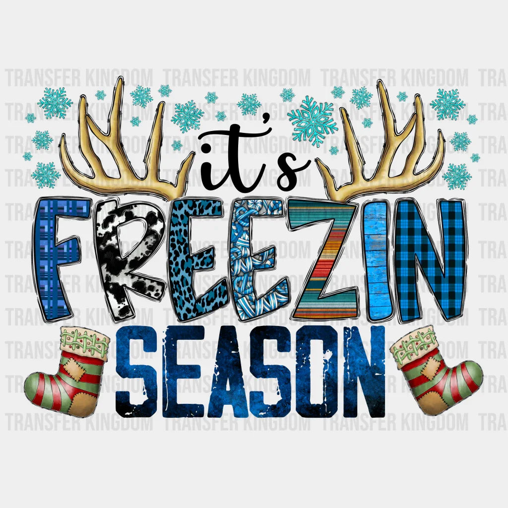 Freezin Season Christmas Design - Dtf Heat Transfer