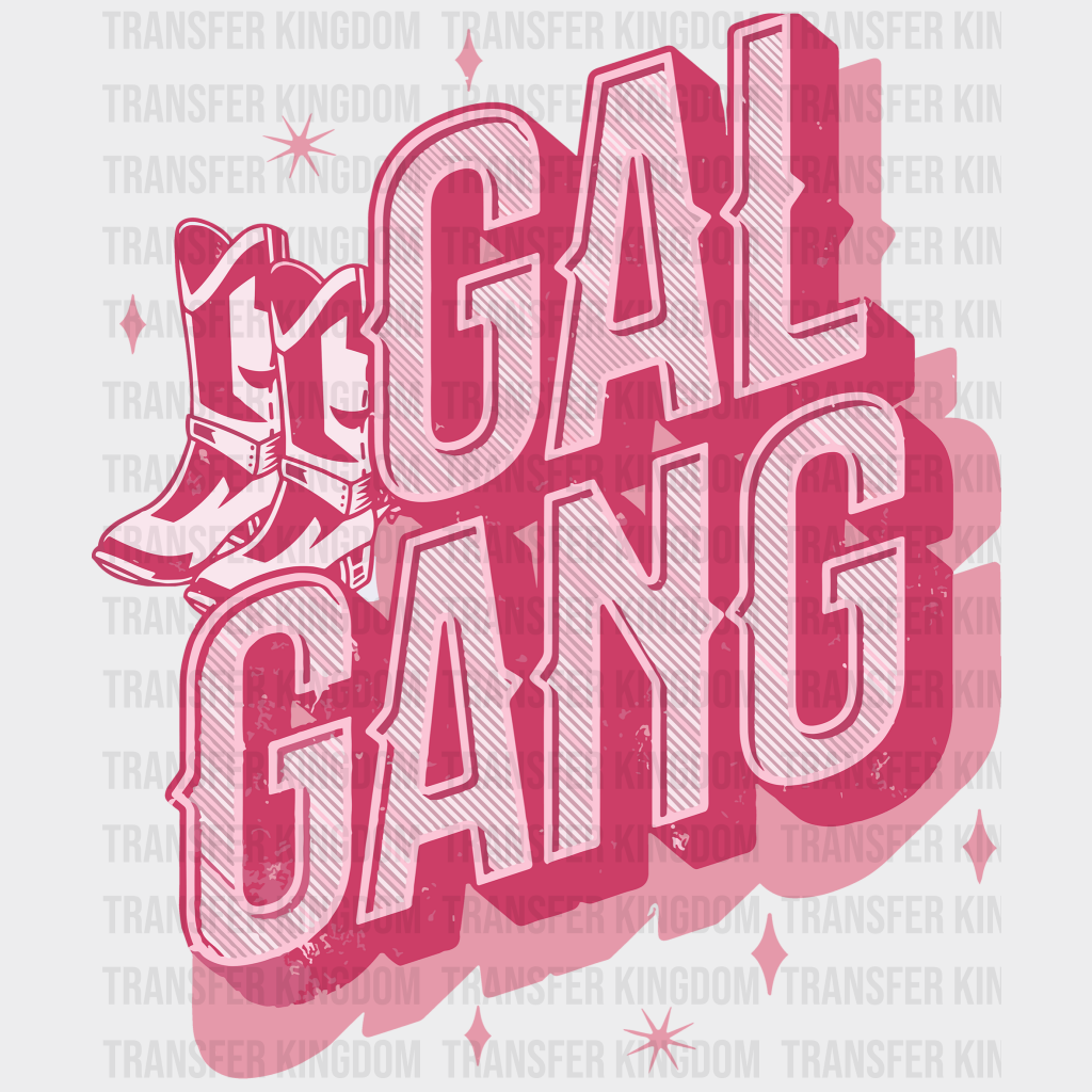 Gal Gang Valentines Day Design - Dtf Heat Transfer
