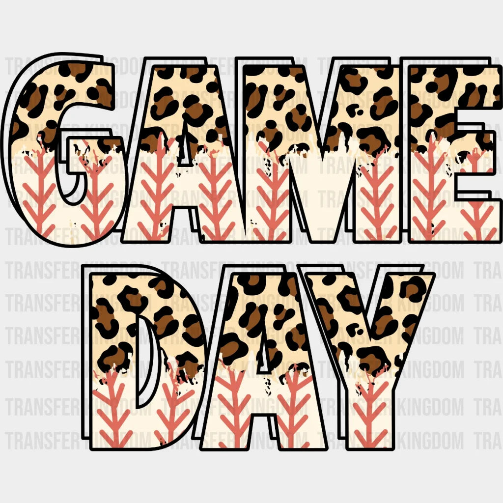 Game Day Leopard Dtf Transfer