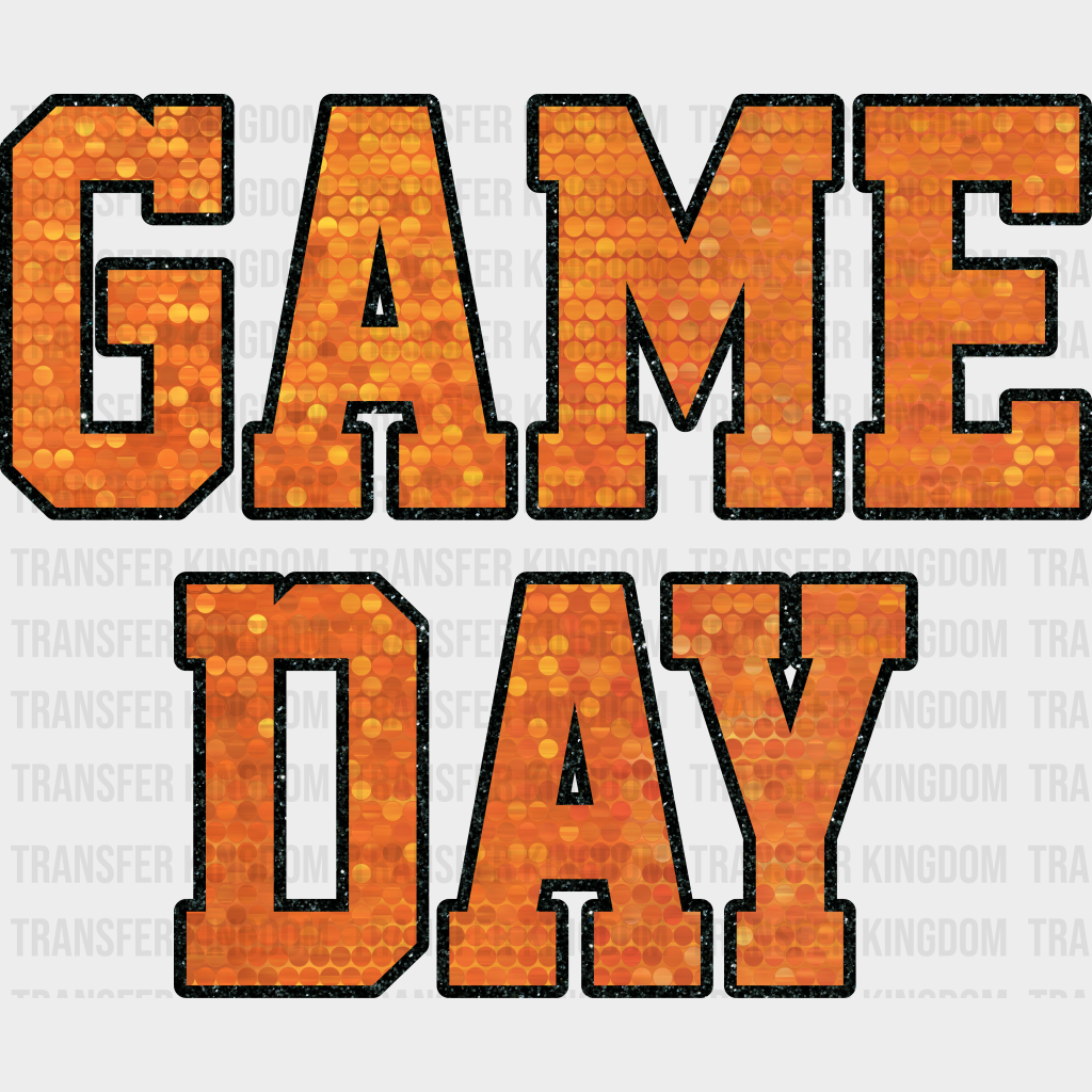 Gameday Orange Design - Gameday Dtf Heat Transfer