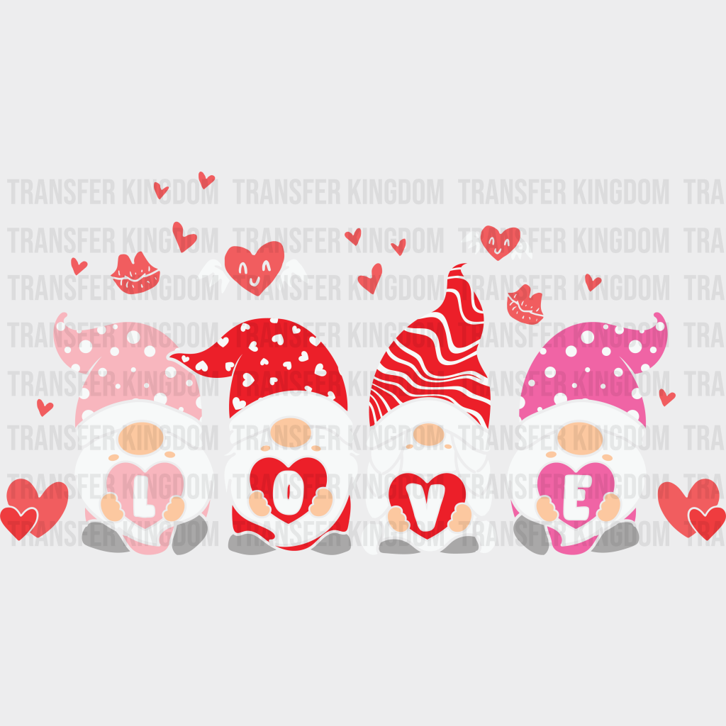 Gnomies Love Day - Dtf Heat Transfer