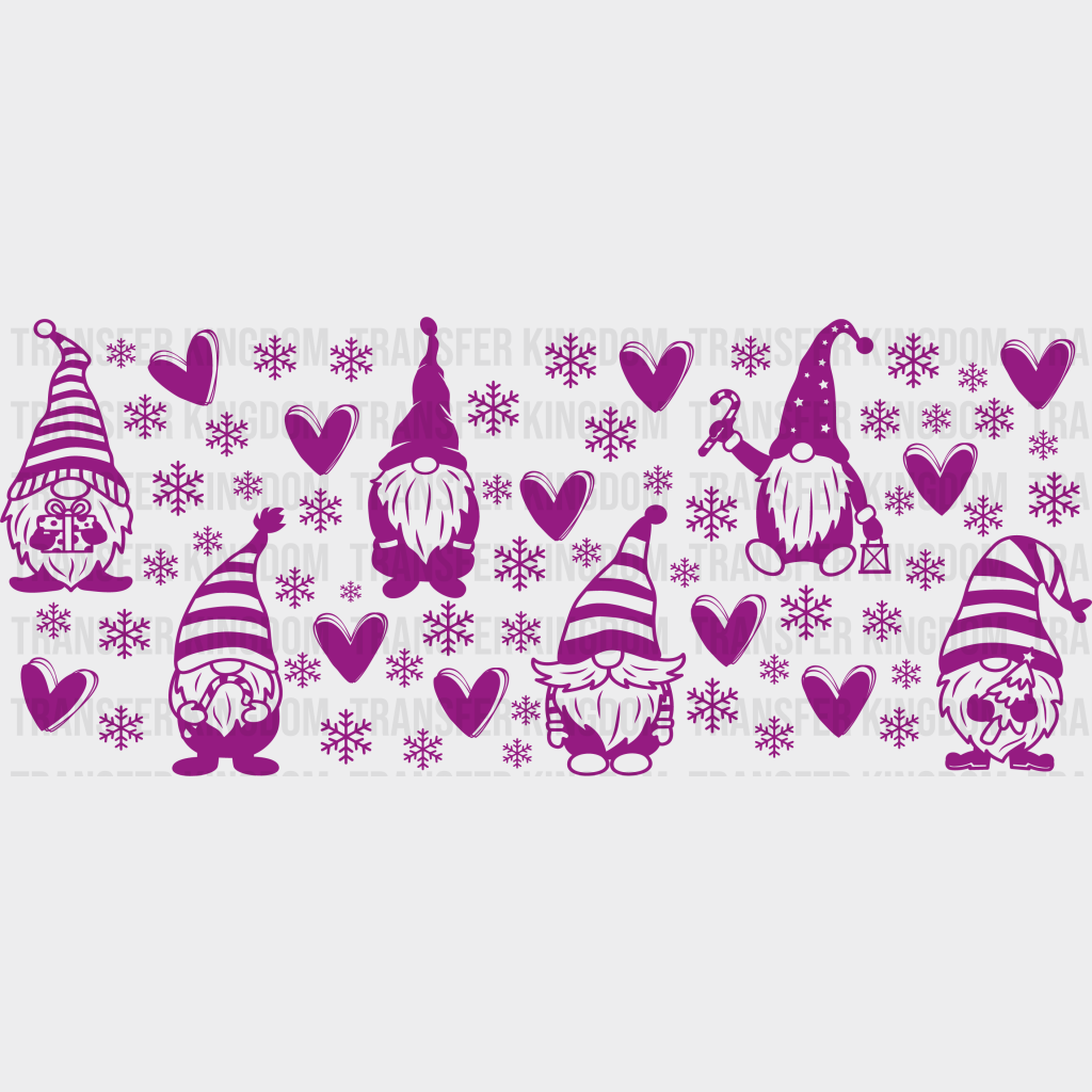 Gnomies Uv Dtf Transfer Cup Wrap Sticker