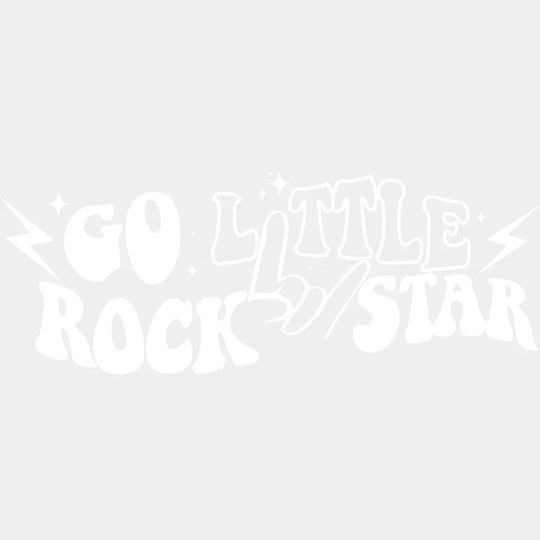Go Little Rock Star - Dtf Heat Transfer