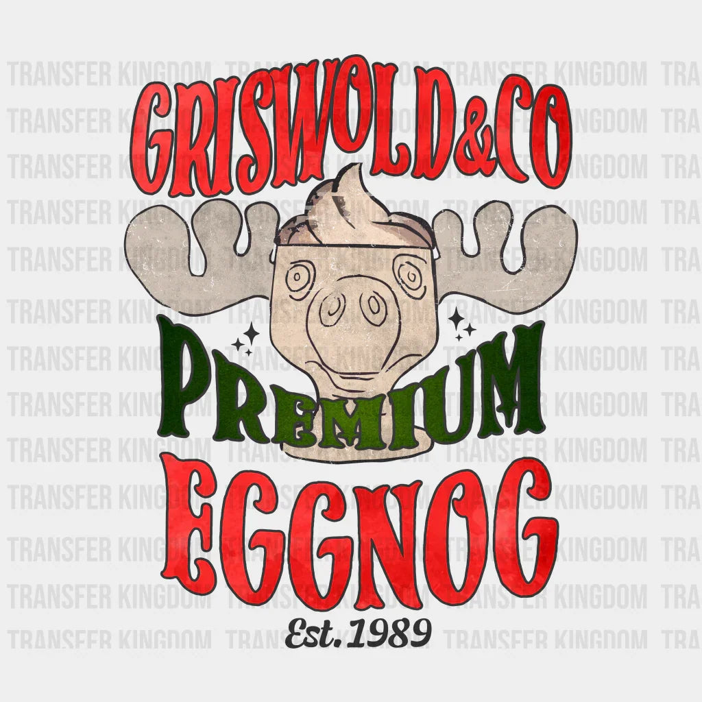 Griswold Eggnogg Christmas Design - Dtf Heat Transfer